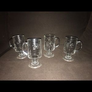 Princess House Crystal Irish Coffee Mugs
